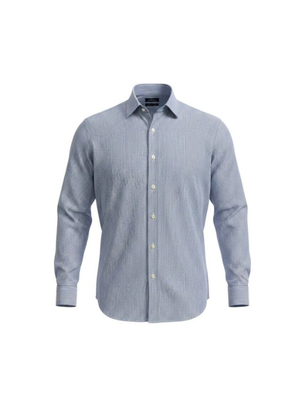 J. Crew Mens Blue & White Striped Long Sleeve Button Up Shirt L